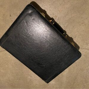 Attaché black briefcase